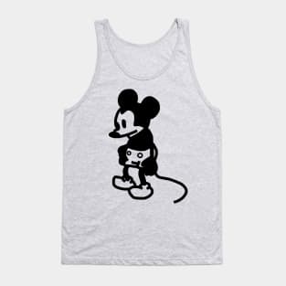 Sad Mouse in Steamboat Willie 1928 Tank Top